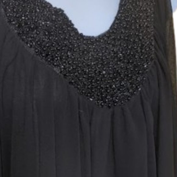 Black Sleeveless Dress or Tunic Top  Size Large NEW NWT - Picture 4 of 6